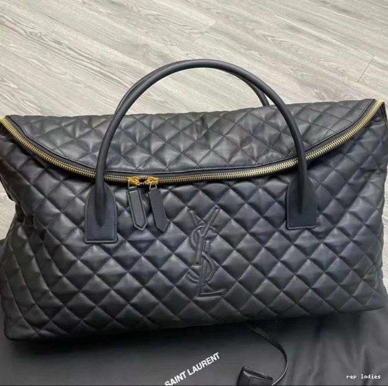 Rep ladies REP IN GIANT TRAVEL YSL LEATHER ES QUILTED BAG 0708